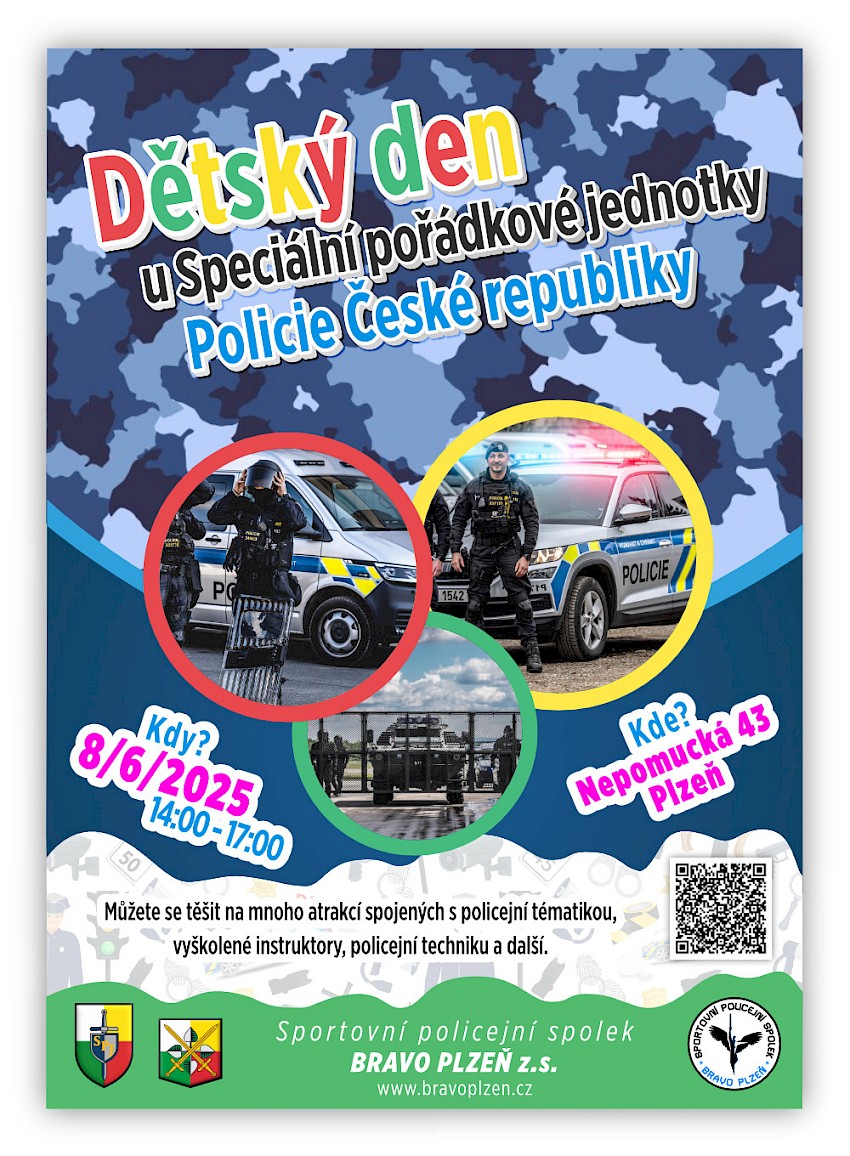 Dětský den u Speciální pořádkové jednotky Plzeňského kraje