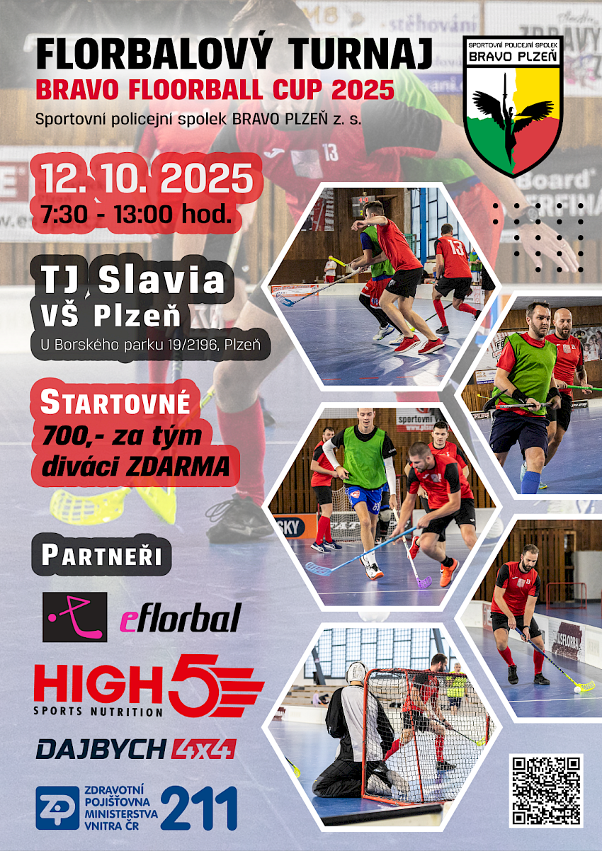 Florbalový turnaj Bravo Floorball Cup 2025