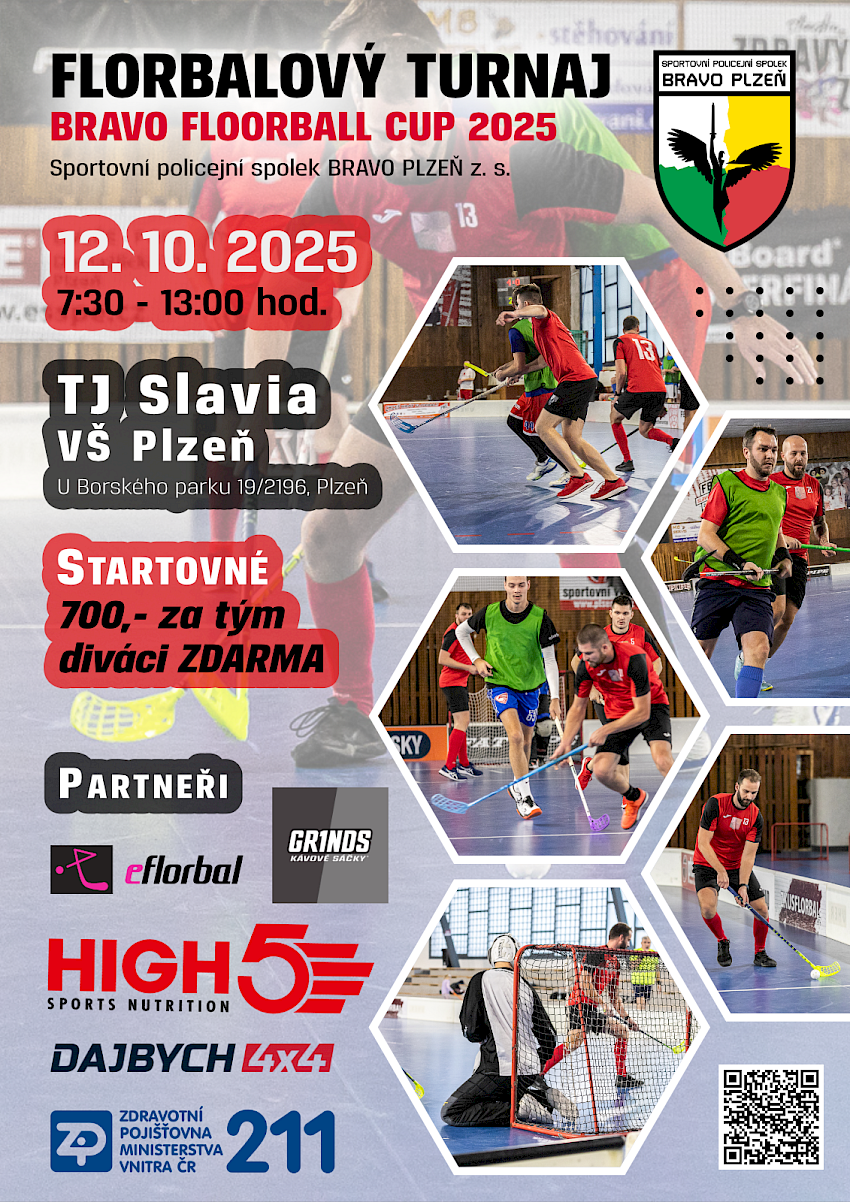Florbalový turnaj Bravo Floorball Cup 2025
